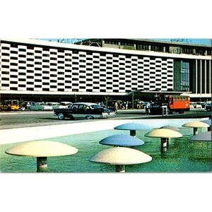 Vintage Manila International Airport Philippines Postcard by Pastime